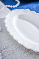 King Oval Kayık Tabak - 20 cm
