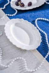 King Oval Kayık Tabak - 20 cm