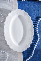 King Oval Kayık Tabak - 20 cm