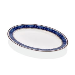 JOY CARMEN BLUE BANUBE BUYUK KAYIK TABAK 30X20 CM