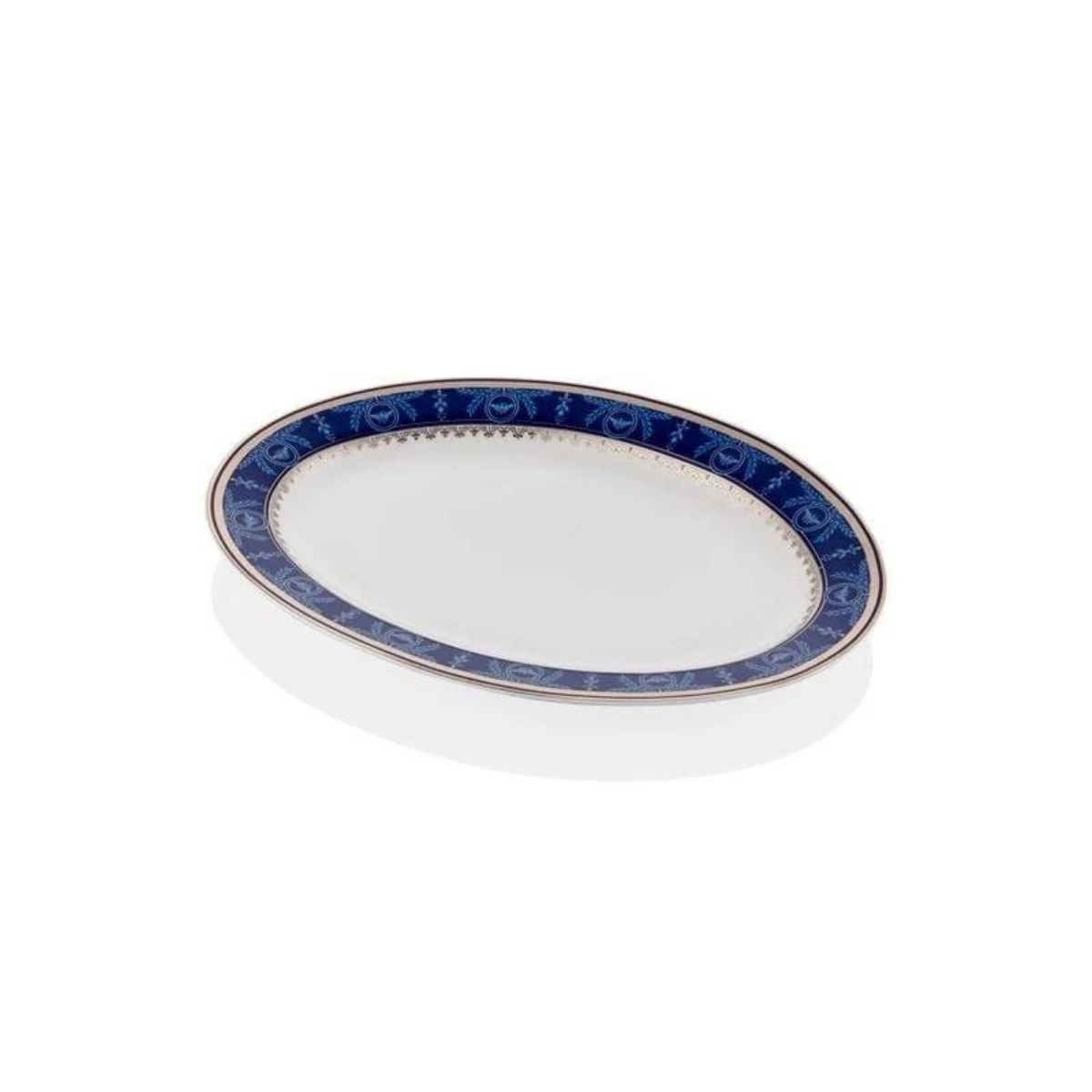 JOY CARMEN BLUE BANUBE KUCUK KAYIK TABAK 20X14 CM