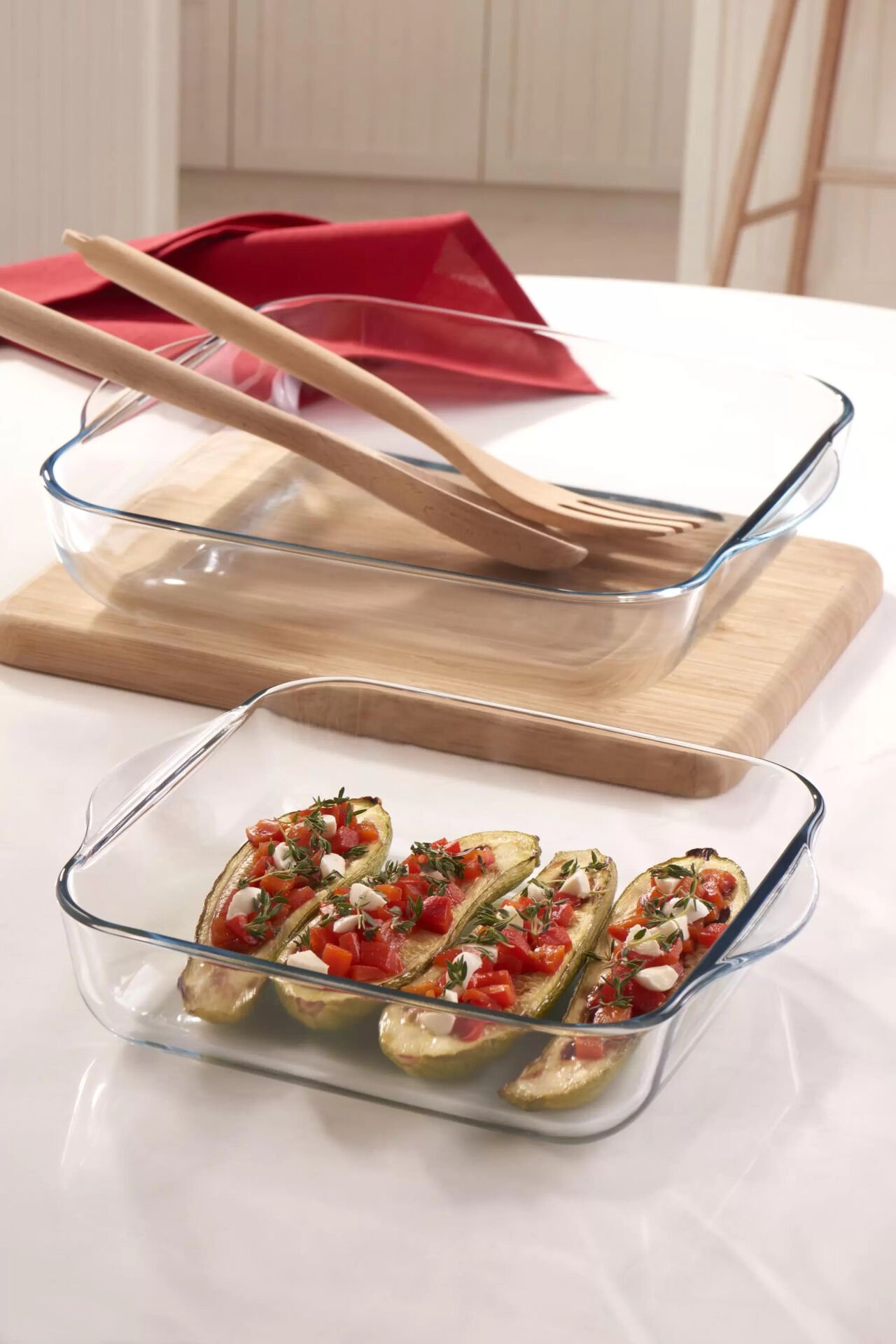 Paşabahçe  Kare Borcam Seti 2 Parça