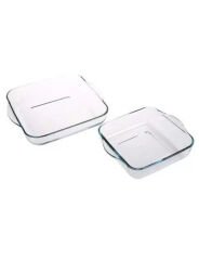 Paşabahçe  Kare Borcam Seti 2 Parça