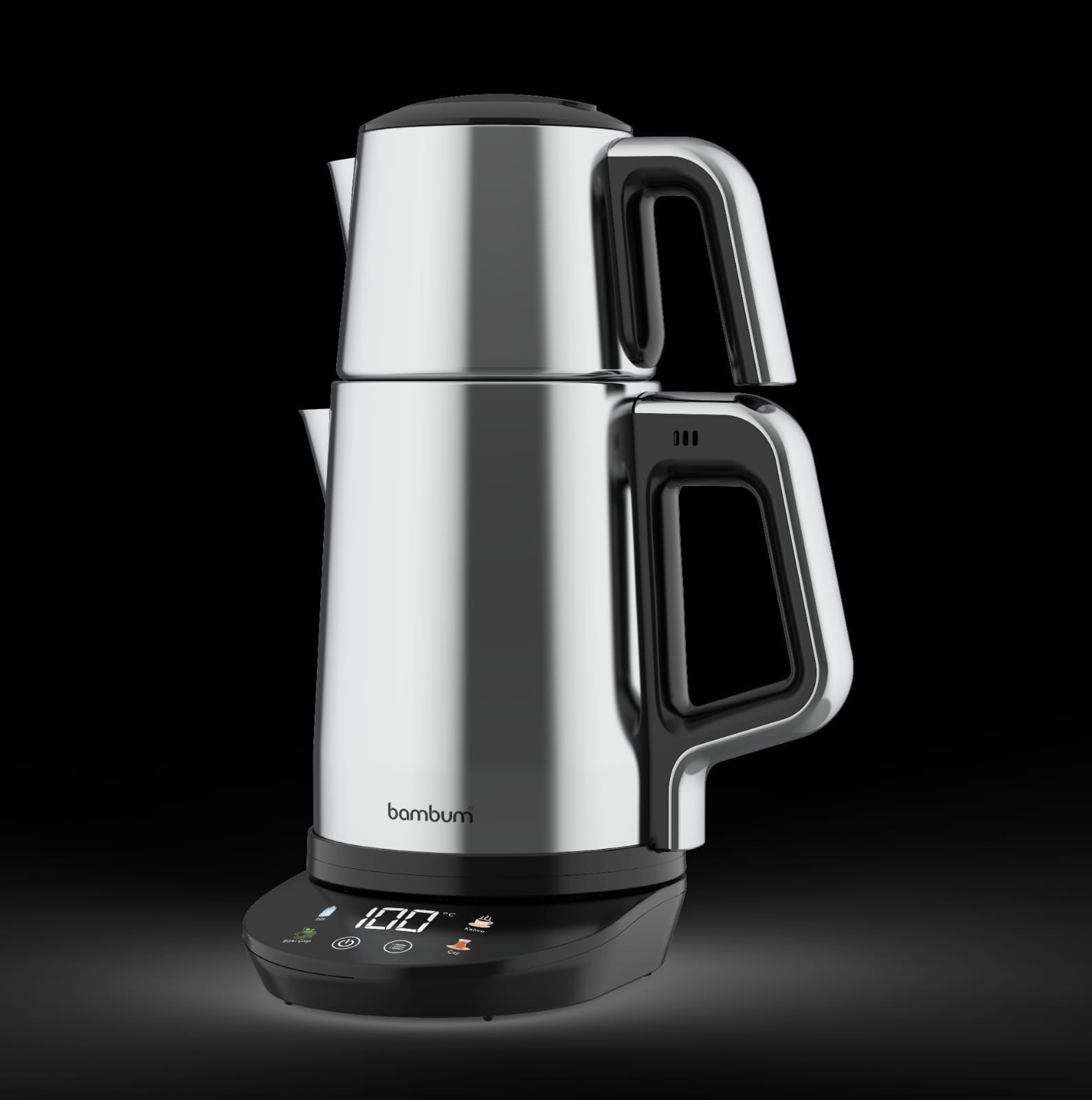 Bambum Zelda Digit Çay Makinesi Inox Dijital