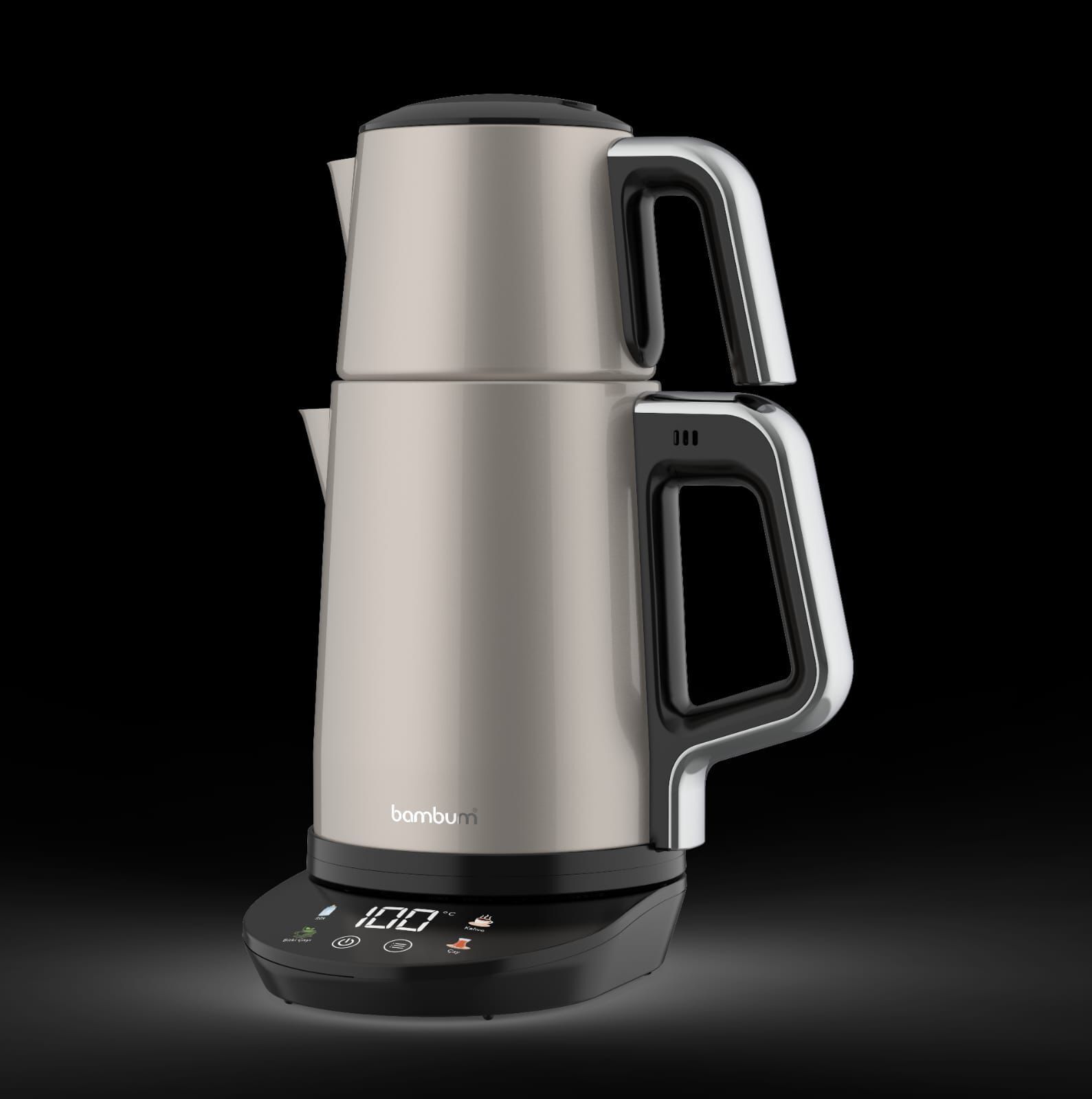 BAMBUM ZELDA DİGİT ÇAY MAKİNESİ FULL BEJ