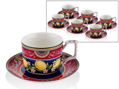 JOY CARMEN CITRUS 6LI CAY FINCANI SETI 15X6,5 CM