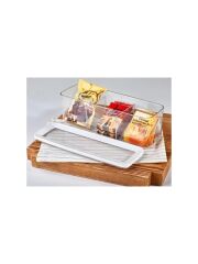 Vip Ahmet Dikdörtgen Saklama Kabı Derin Bölmeli 2 x 2500 ml