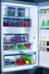 Primanova Kapaklı Banyo Mutfak Düzenleyici Şeffaf Siyah 165*178*160 Mm