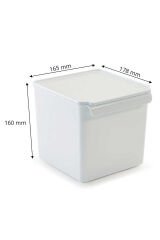 Primanova Kapaklı Banyo Mutfak Düzenleyici Beyaz 165*178*160 Mm