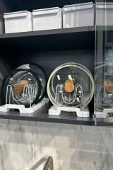 Primanova Fin Dolap Içi Tencere Kapak Tutucu-Beyaz