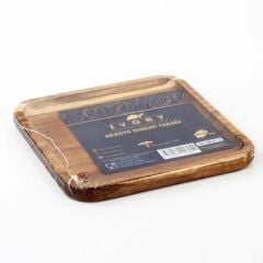 IVORY AKASYA 20 cm KARE SERVİS TABAĞI
