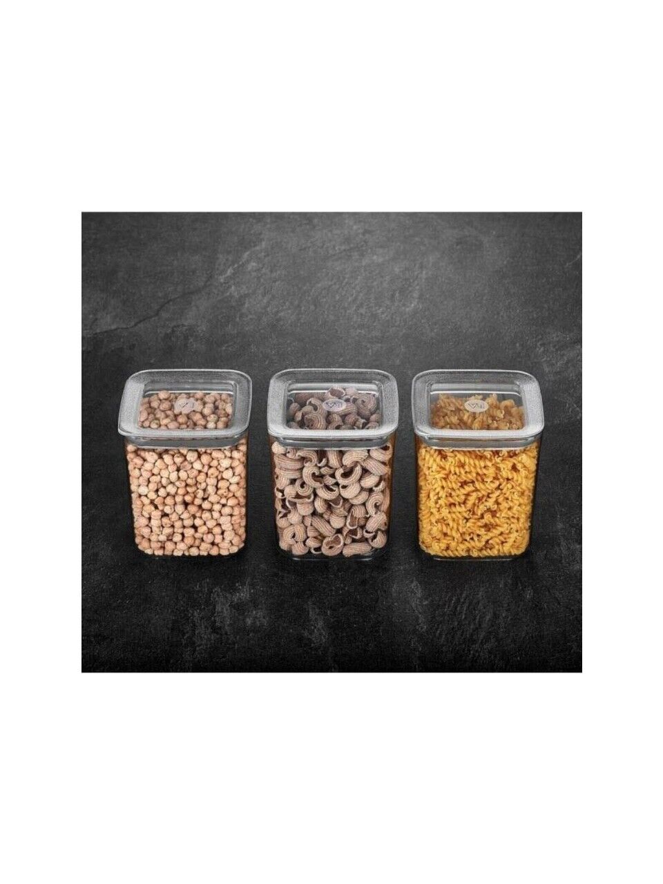 Vip Ahmet Sude Kare Saklama Kabı Seti 3 x 900 ml. VP-263