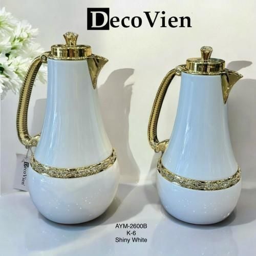 DECO VİEN LÜX TERMOS 2 Lİ PARLAK BEYAZ