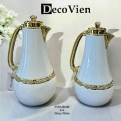 DECO VİEN LÜX TERMOS 2 Lİ PARLAK BEYAZ