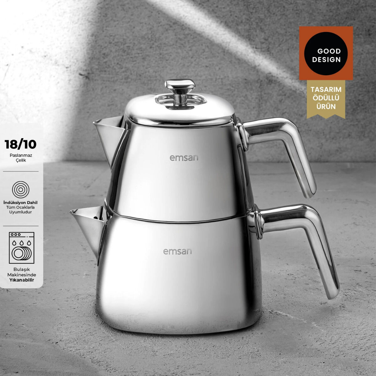 Emsan Tea Time Çaydanlık Takımı 1.00-2.00 Lt