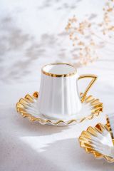 Acar Cecily 6 Kişilik Kahve Fincanı Takımı - 90 ml