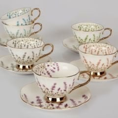 KOSOVA PORSELEN FİNCAN TAKIMI 6 LI (FLOWER)