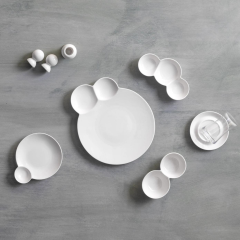 Karaca Streamline Blow Fine Bone 26 Parça 6 Kişilik Kahvaltı/Servis Takımı