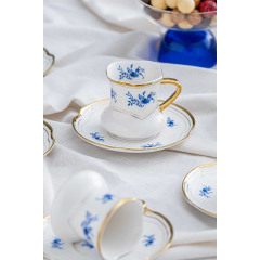 Acar Jasmin 6 Kişilik Kahve Fincanı Takımı - 90 ml