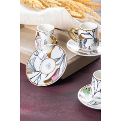 Acar Azzura 6 Kişilik Kahve Fincanı Takımı - 90 ml