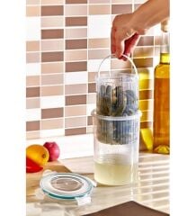 Plastart Irak Plastik Fresh Box Süzgeçli Zeytinlik