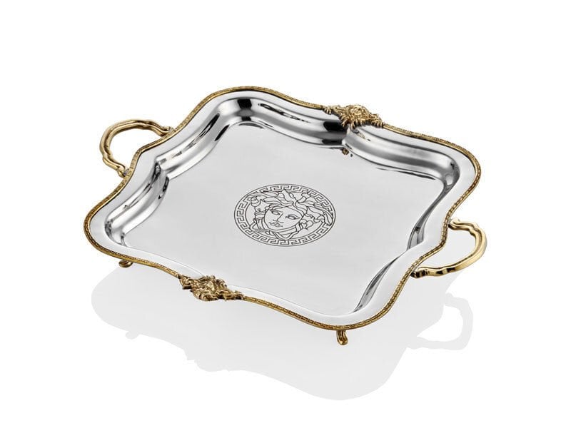 Lamedore Versace Style Kare Tepsi 32X32X7 CM