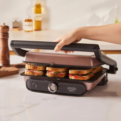 Karaca Gastro Grill Glass Premium 2400W Tost ve Izgara Makinesi Rosegold