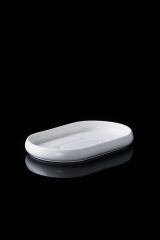 Acar Bianco Perla Porselen Kayık Tabak - 20 cm