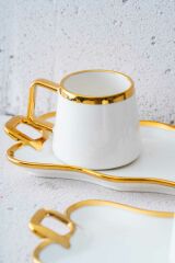 Acar Wisper 2 Kişilik Kahve Fincanı Takımı - 90 ml Gold
