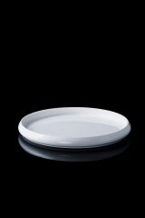 Acar Bianco Perla Porselen Yuvarlak Tabak - 23,5 cm