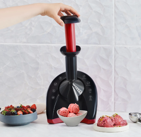 Karaca Frozen Healthy Ice Cream Machine Sağlıklı Dondurma ve Sorbe Makinesi Cranberry