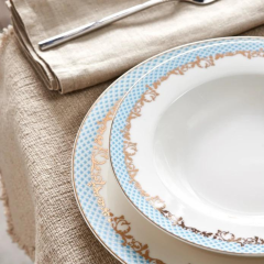 Karaca Rocco New Bone 56 Parça 12 Kişilik Yemek Takımı