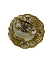 ACAR MACBETH PORSELEN 6 LI KAHVE FİNCAN TAKIMI 24K