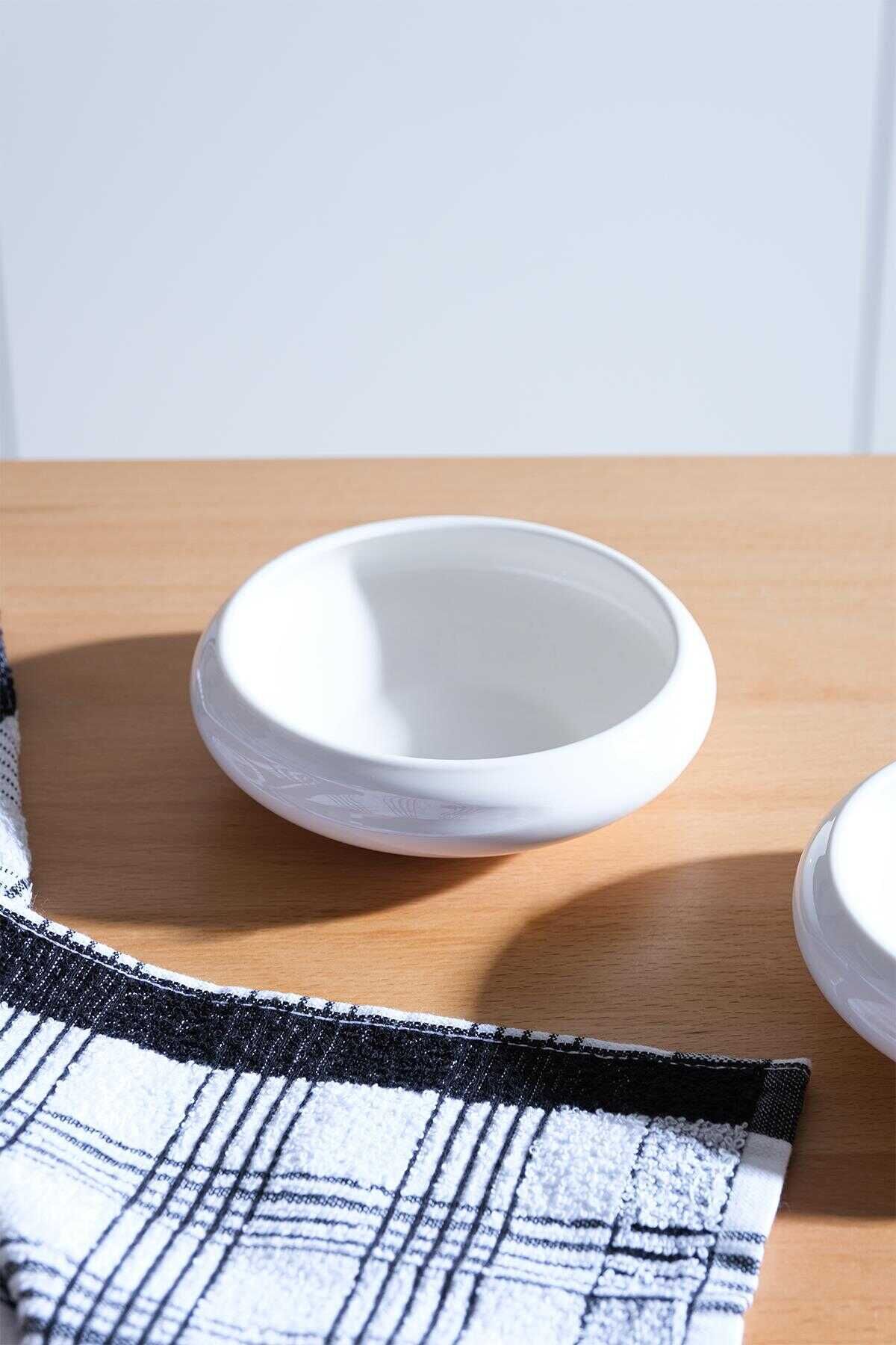 Acar Bianco Perla Porselen Yuvarlak Kase - 14 cm