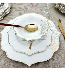PURE BONE HAYAT AĞACI YEMEK TAKIMI 24 PARÇA 6 KİŞİLİK