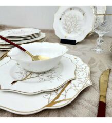 PURE BONE HAYAT AĞACI YEMEK TAKIMI 24 PARÇA 6 KİŞİLİK