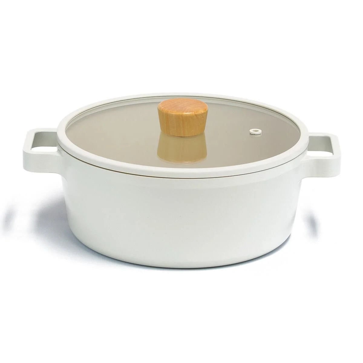 Neoflam 24 Cm Fika Tencere Döküm Bej D-Neof224