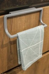 Primanova Mutfak Banyo Havlu Askısı-Gri