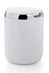 PRİMANOVA PASİFİK 3LT ÇÖP KOVASI PLASTİK KAPAKLI BEYAZ