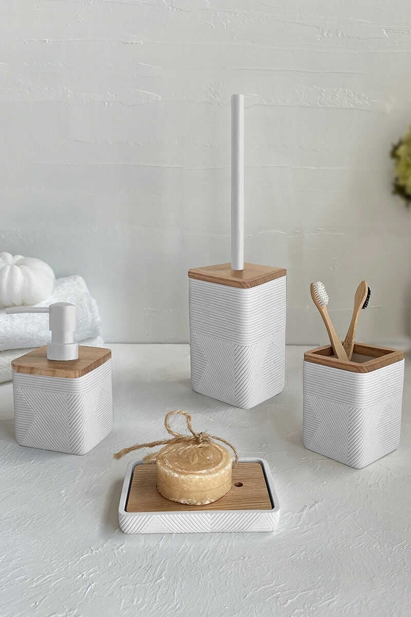 Primanova Madera 4'Lü Banyo Seti