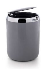 PRİMANOVA PASİFİK 3 LT ÇÖP KOVASI PLASTİK KAPAKLI GRİ