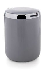PRİMANOVA PASİFİK 3 LT ÇÖP KOVASI PLASTİK KAPAKLI GRİ