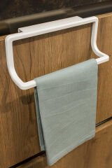 Primanova Mutfak Banyo Havlu Askısı-Beyaz