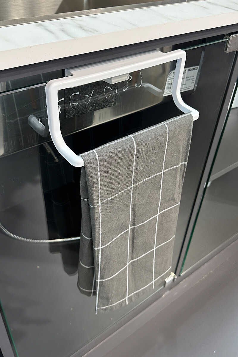 Primanova Mutfak Banyo Havlu Askısı-Beyaz