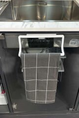 Primanova Mutfak Banyo Havlu Askısı-Beyaz