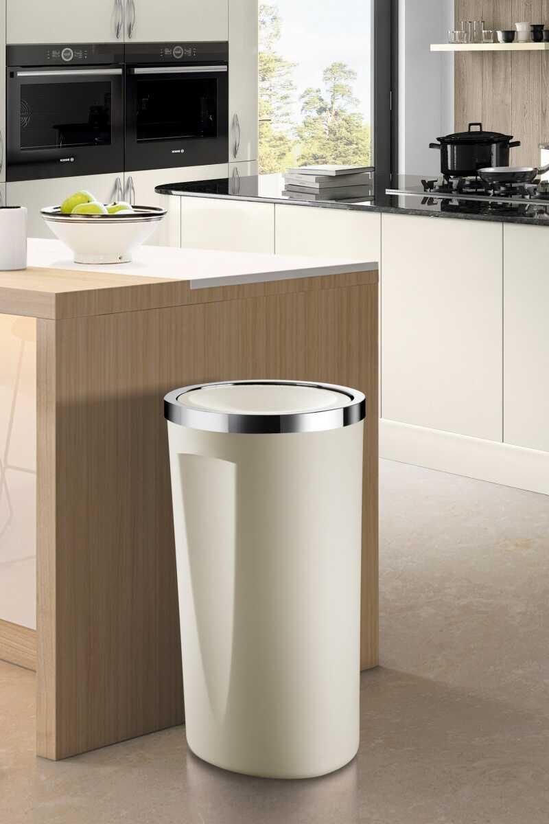 Primanova Lenox 35 LT Çöp Kovası - Bej