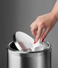 Primanova Vita 9 Lt Döner Kapaklı Banyo Mutfak Ofis Çöp Kovası