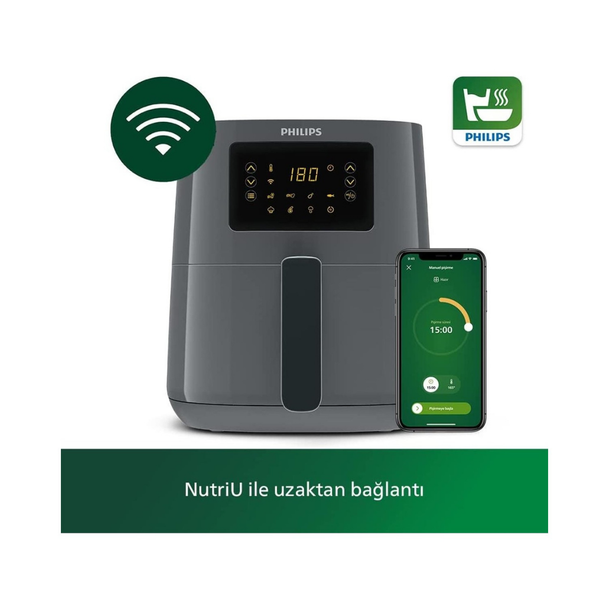 Philips HD9255/60 5000 Serisi Airfryer (Uzaktan Bağlantılı)