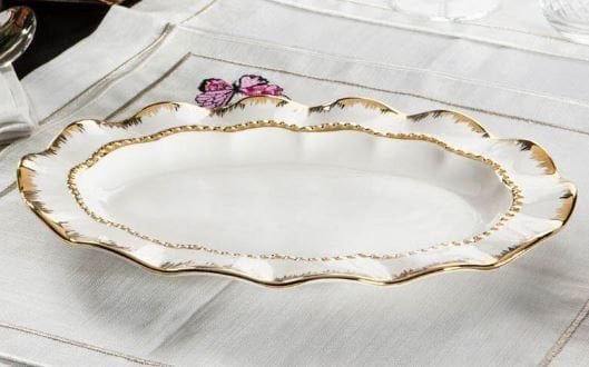 ROYKİNG DIAMOND OVAL SUNUM TABAK KÜÇÜK