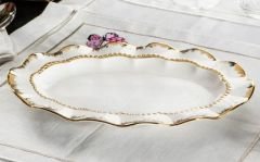 ROYKİNG DIAMOND OVAL SUNUM TABAK KÜÇÜK